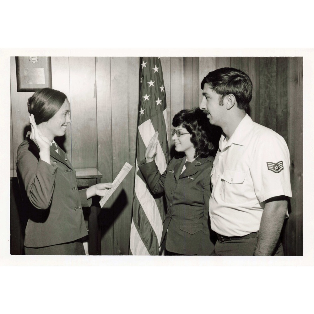 Vintage 1970s-80s USAF Maxwell AFB Swearing-In Ceremony Photo Lot of 3